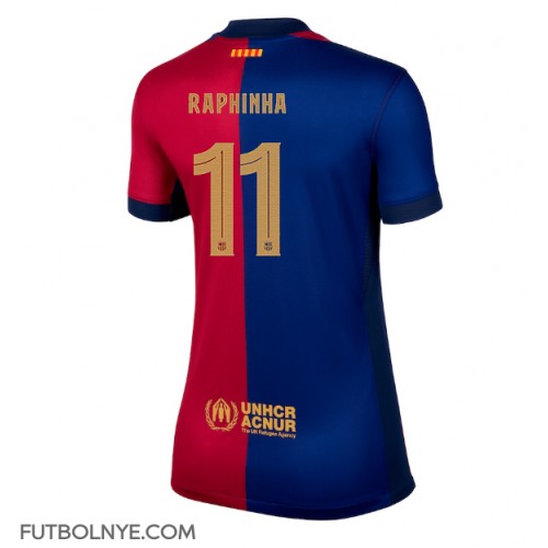 Camiseta Barcelona Raphinha Belloli #11 Primera Equipación para mujer 2024-25 manga corta